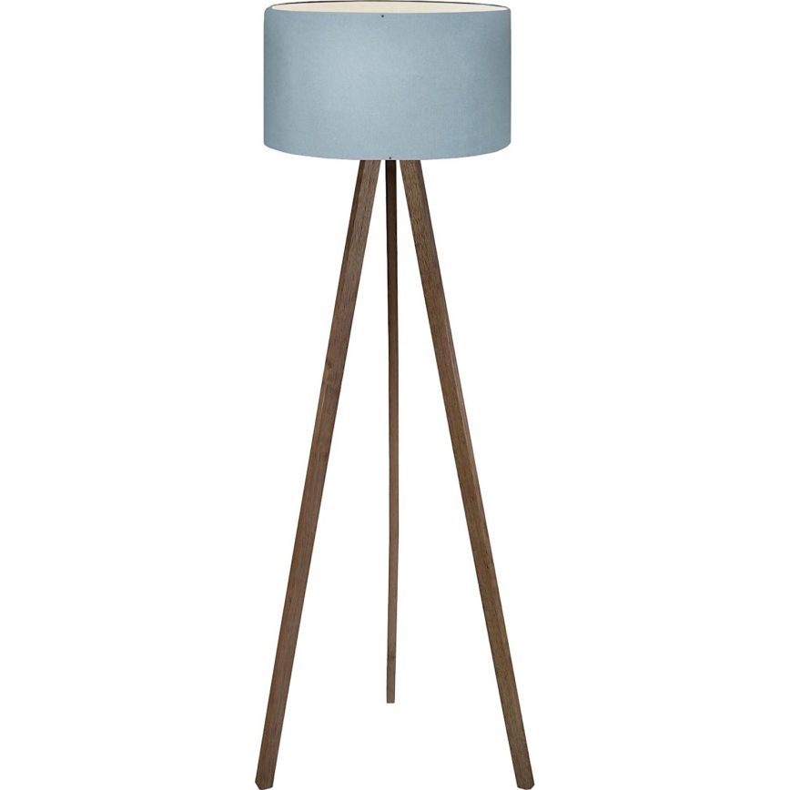 Lámpara de pie AYD 1xE27/40W/230V marrón/azul