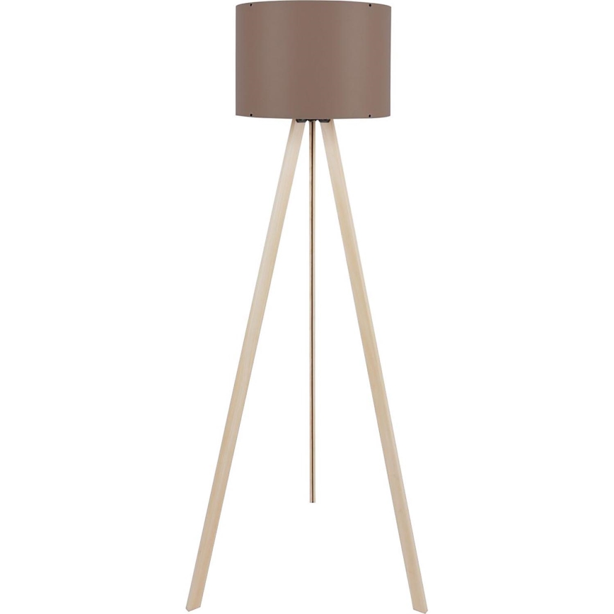 Lámpara de pie AYD 1xE27/40W/230V marrón/beige
