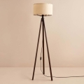 Lámpara de pie AYD 1xE27/40W/230V marrón/beige