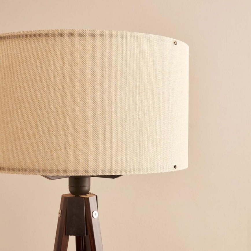 Lámpara de pie AYD 1xE27/40W/230V marrón/beige