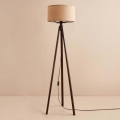 Lámpara de pie AYD 1xE27/40W/230V marrón/beige