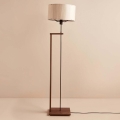 Lámpara de pie AYD 1xE27/40W/230V marrón/beige