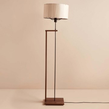 Lámpara de pie AYD 1xE27/40W/230V marrón/beige