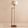 Lámpara de pie AYD 1xE27/40W/230V marrón/beige