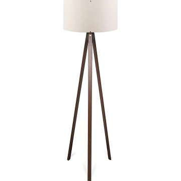 Lámpara de pie AYD 1xE27/40W/230V marrón/crema