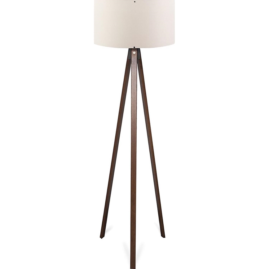 Lámpara de pie AYD 1xE27/40W/230V marrón/crema