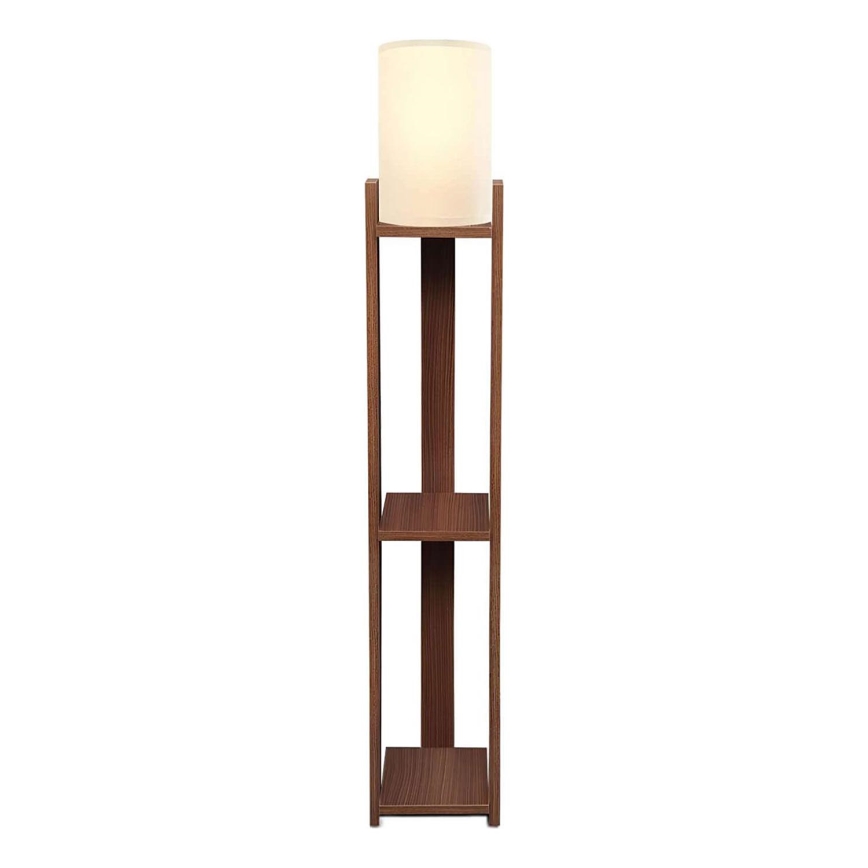 Lámpara de pie AYD 1xE27/40W/230V marrón/crema