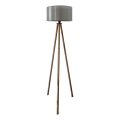 Lámpara de pie AYD 1xE27/40W/230V marrón/gris
