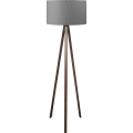 Lámpara de pie AYD 1xE27/40W/230V marrón/gris