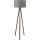 Lámpara de pie AYD 1xE27/40W/230V marrón/gris