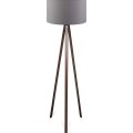 Lámpara de pie AYD 1xE27/40W/230V marrón/gris