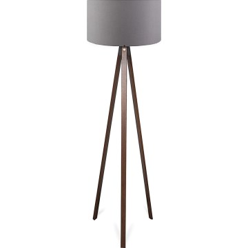 Lámpara de pie AYD 1xE27/40W/230V marrón/gris