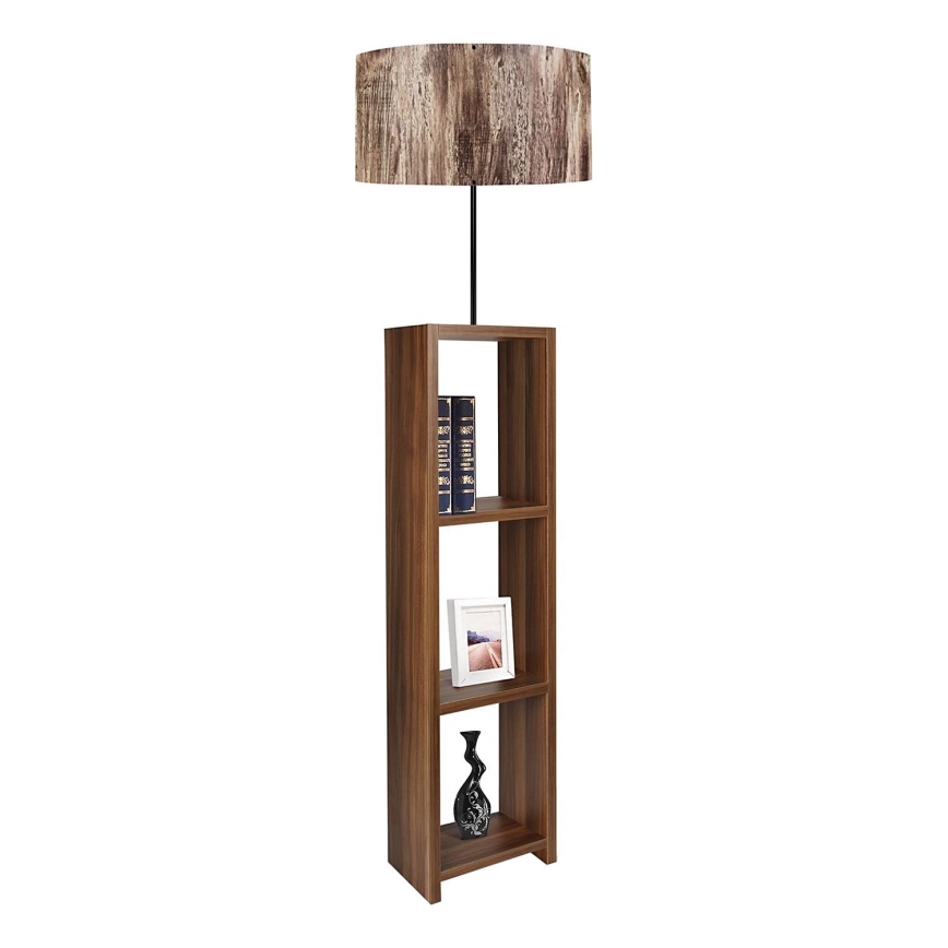 Lámpara de pie AYD 1xE27/40W/230V marrón