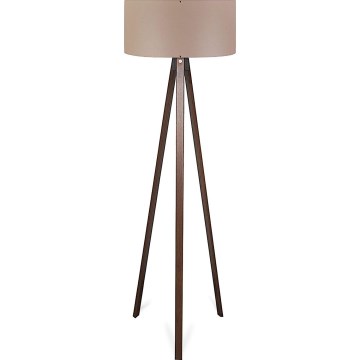Lámpara de pie AYD 1xE27/40W/230V marrón