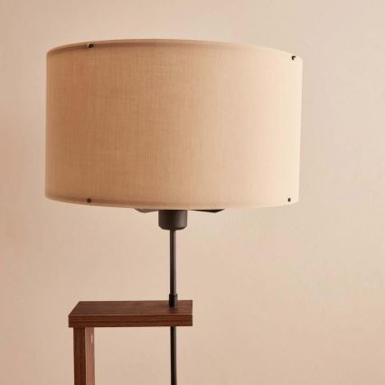 Lámpara de pie AYD 1xE27/40W/230V marrón