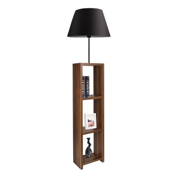 Lámpara de pie AYD 1xE27/40W/230V marrón/negra