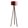 Lámpara de pie AYD 1xE27/40W/230V marrón/roja