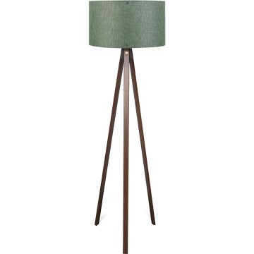 Lámpara de pie AYD 1xE27/40W/230V marrón/verde