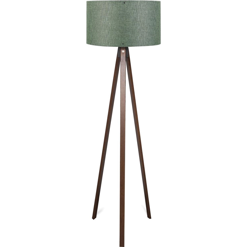 Lámpara de pie AYD 1xE27/40W/230V marrón/verde