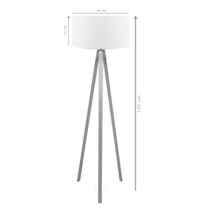 Lámpara de pie AYD 1xE27/40W/230V marrón/verde