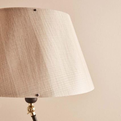 Lámpara de pie AYD 1xE27/40W/230V negra/beige