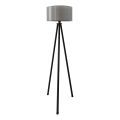 Lámpara de pie AYD 1xE27/40W/230V negra/gris