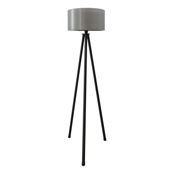 Lámpara de pie AYD 1xE27/40W/230V negra/gris
