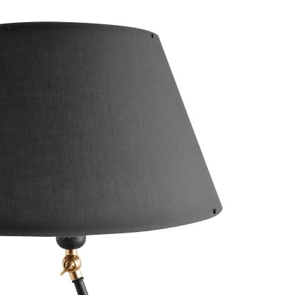 Lámpara de pie AYD 1xE27/40W/230V negra