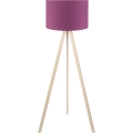 Lámpara de pie AYD 1xE27/40W/230V Púrpura/Beige