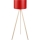 Lámpara de pie AYD 1xE27/40W/230V roja/beige