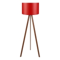 Lámpara de pie AYD 1xE27/40W/230V roja/marrón