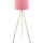 Lámpara de pie AYD 1xE27/40W/230V rosa/beige