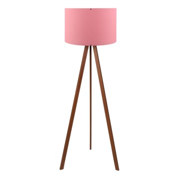 Lámpara de pie AYD 1xE27/40W/230V rosa/marrón