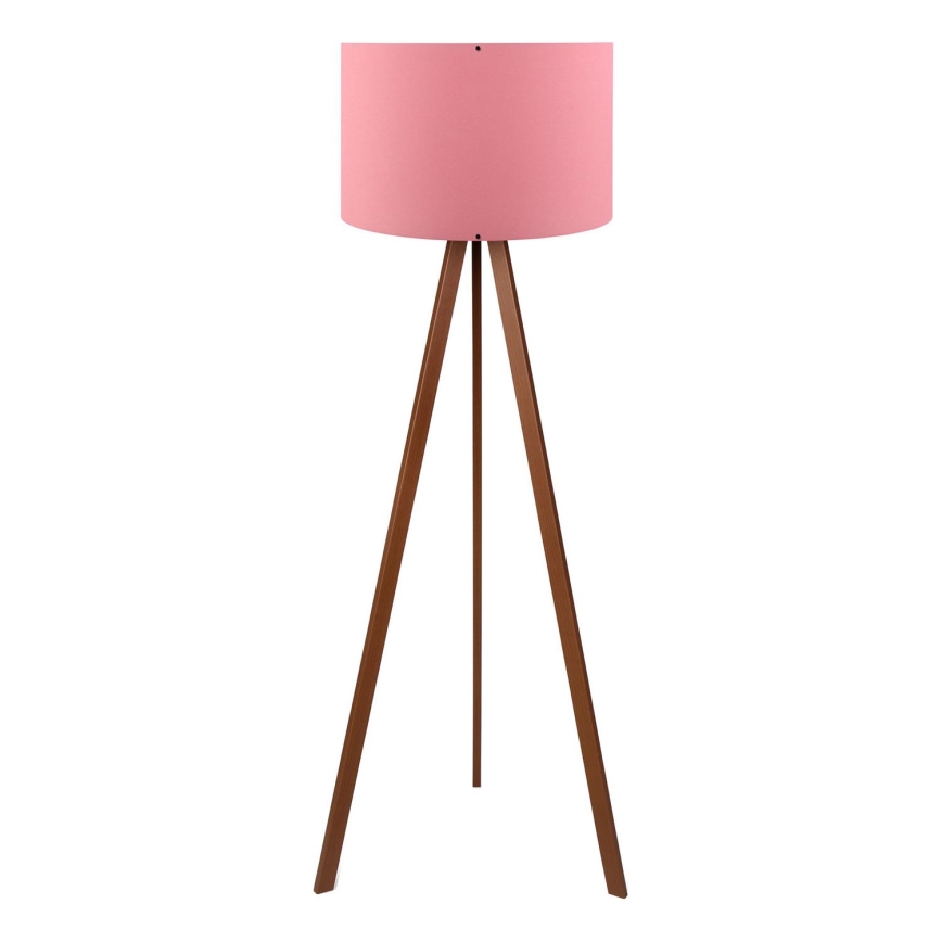 Lámpara de pie AYD 1xE27/40W/230V rosa/marrón