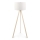 Lámpara de pie AYD 1xE27/60W/230V blanca/beige
