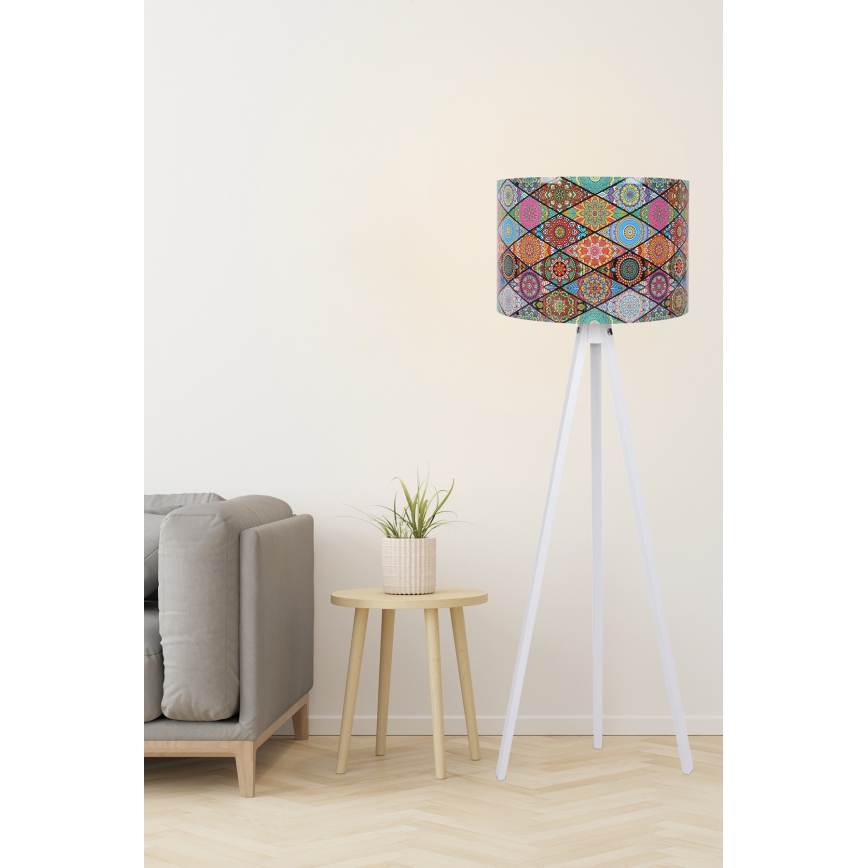 Lámpara de pie AYD 1xE27/60W/230V colorido/blanco