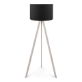 Lámpara de pie AYD 1xE27/60W/230V negra/beige