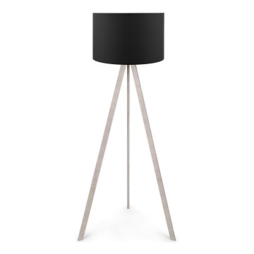 Lámpara de pie AYD 1xE27/60W/230V negra/beige