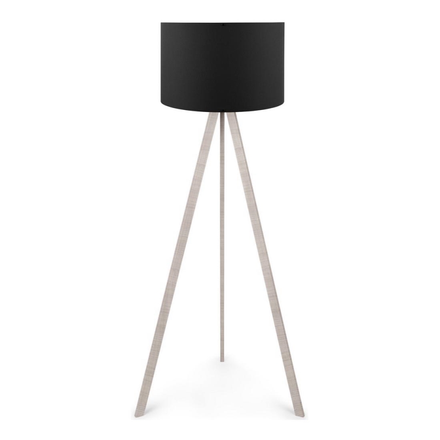 Lámpara de pie AYD 1xE27/60W/230V negra/beige