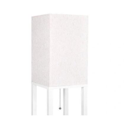 Lámpara de pie con estantes 1xE27/60W/230V blanco