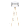 Lámpara de pie CORAL 1xE27/60W/230V beige/blanco/dorado