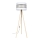 Lámpara de pie CORAL 1xE27/60W/230V beige/blanco/dorado