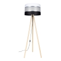 Lámpara de pie CORAL 1xE27/60W/230V beige/negro/blanco/cromo mate