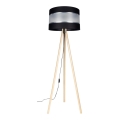 Lámpara de pie CORAL 1xE27/60W/230V beige/negro/cromo mate