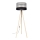 Lámpara de pie CORAL 1xE27/60W/230V beige/negro/gris/dorado
