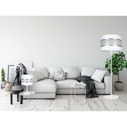 Lámpara de pie CORAL 1xE27/60W/230V blanco