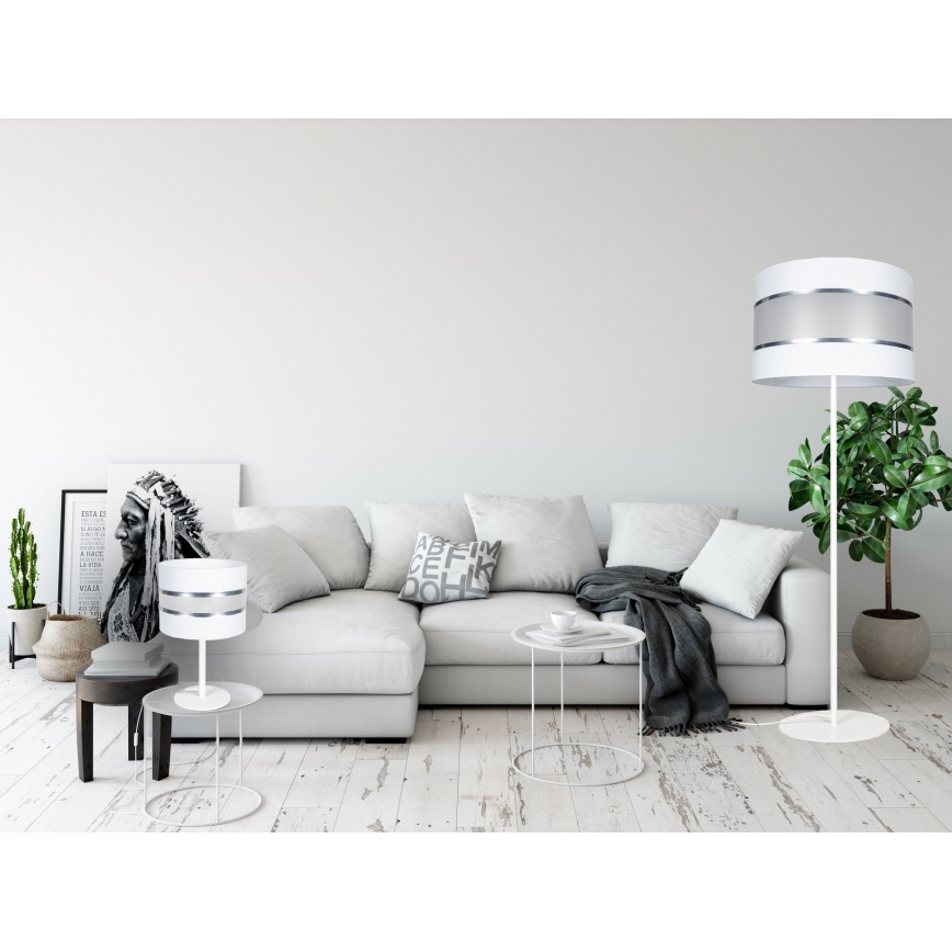 Lámpara de pie CORAL 1xE27/60W/230V blanco