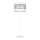 Lámpara de pie CORAL 1xE27/60W/230V blanco