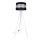 Lámpara de pie CORAL 1xE27/60W/230V blanco/negro/cromo mate