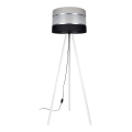 Lámpara de pie CORAL 1xE27/60W/230V blanco/negro/gris/cromo mate